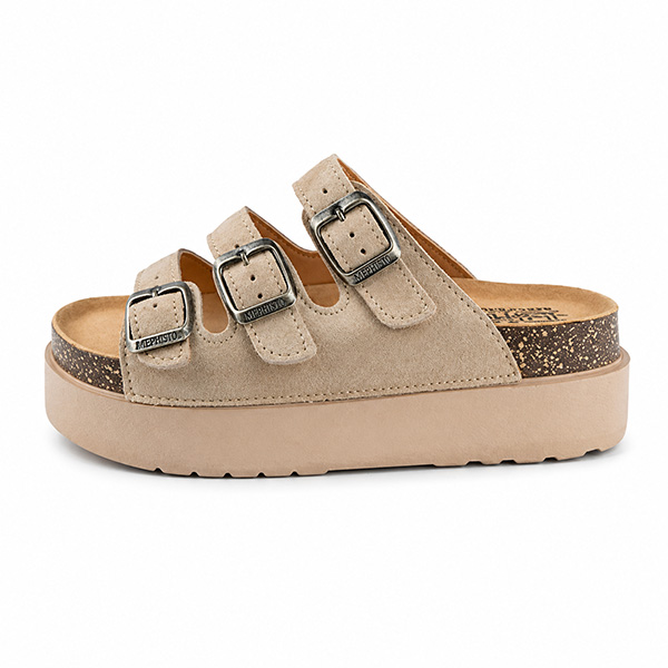 Sandale Compense pour femme 907 beige........... sandales femme Maroc